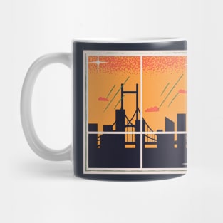 Animated Cityscape New York City NYC Mug